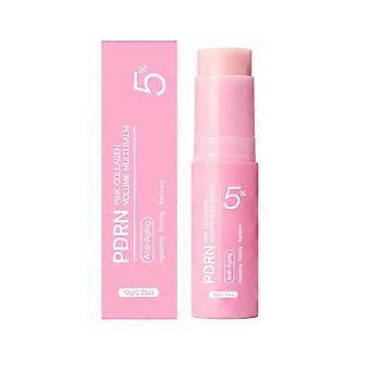 PDNR Pink Collagen Volume Multi Balm para Mulheres - Cuidado Labial Hidratante Antienvelhecimento