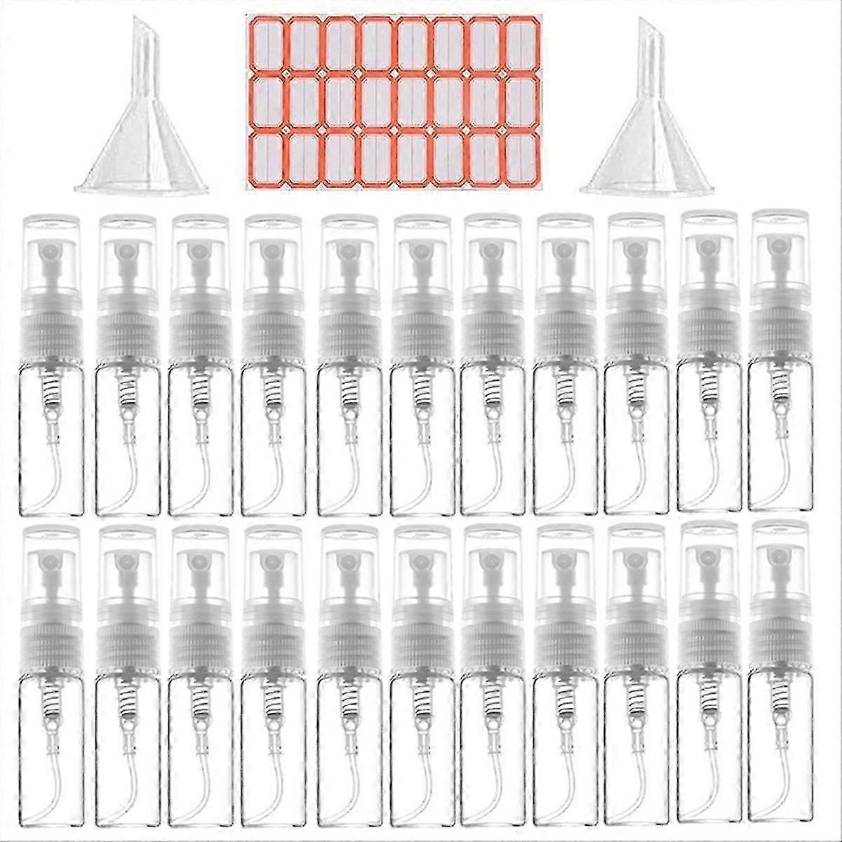 120Pcs 3ML Bottle Small Packing Atomizer Perfume Bottles Atomizing Liquid Container for Tra_aa