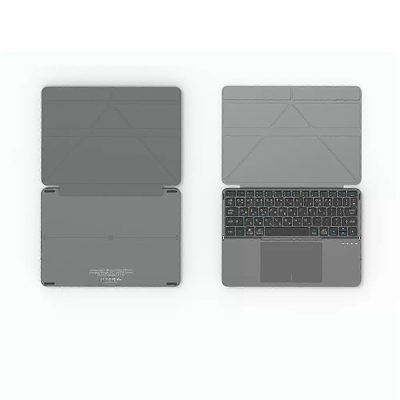 Wireless Folding Keyboard with Leather Stand