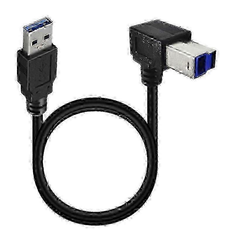 USB3.0 Right-Angle Printer Cable