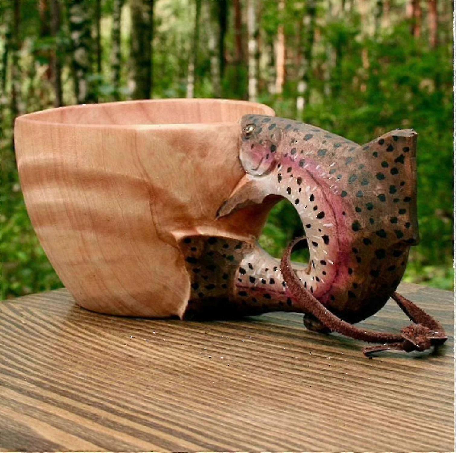 Handmade Animal Kuksa Drinking Cup