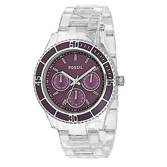 Fossil dress Watch for Women Analog Quartz with Plastic Bracelet