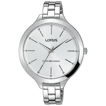 Lorus Frau Quarz Analog Damenuhr mit Edelstahl Armband RG201LX9
