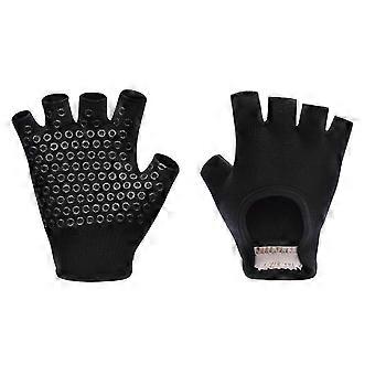 Pilates Gloves Fitness Gloves Breathable Cycling Gloves Training Gloves Sports Gloves for Gym Dance Sport Running White