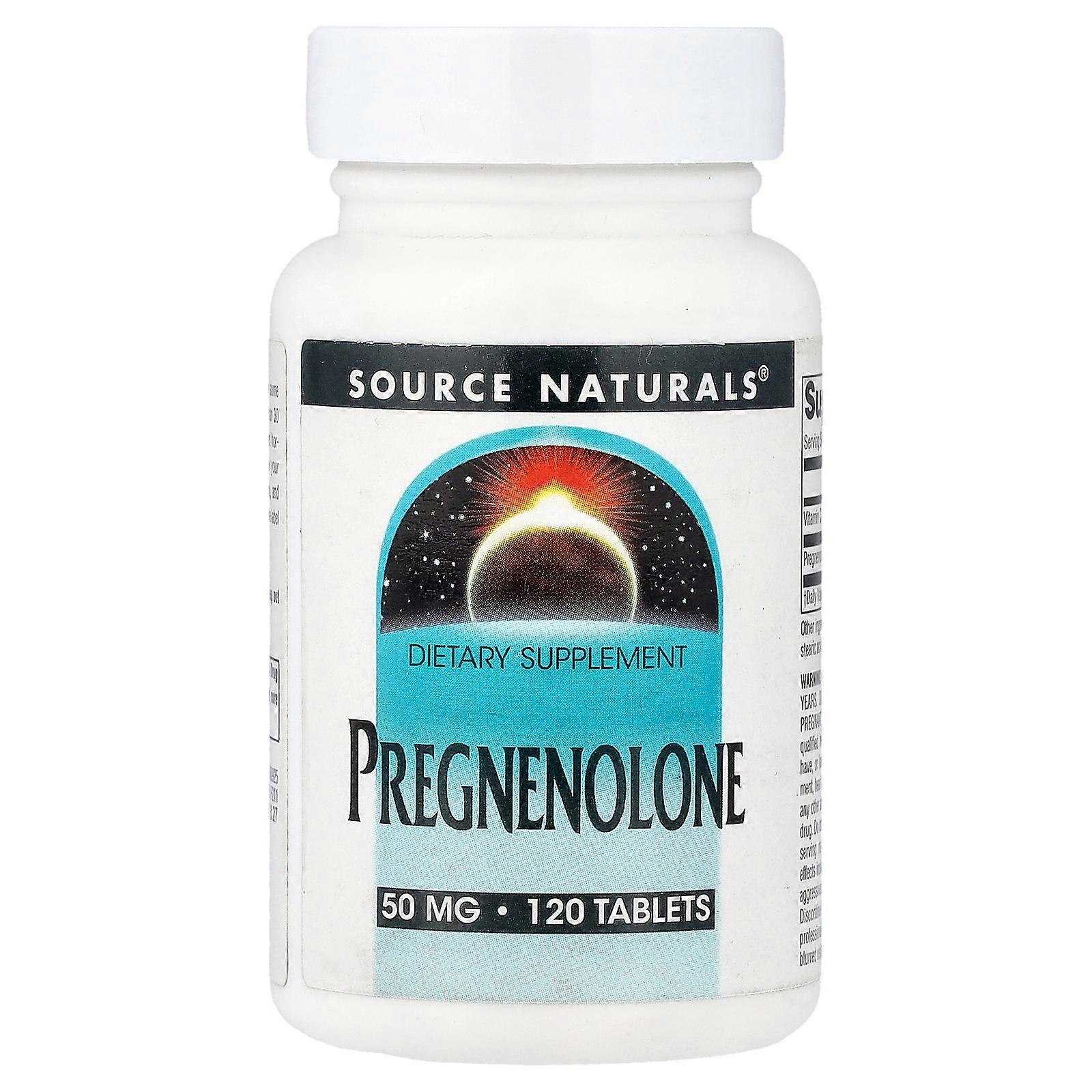 Source Naturals, Pregnenolone, 50 mg, 120 Tablets