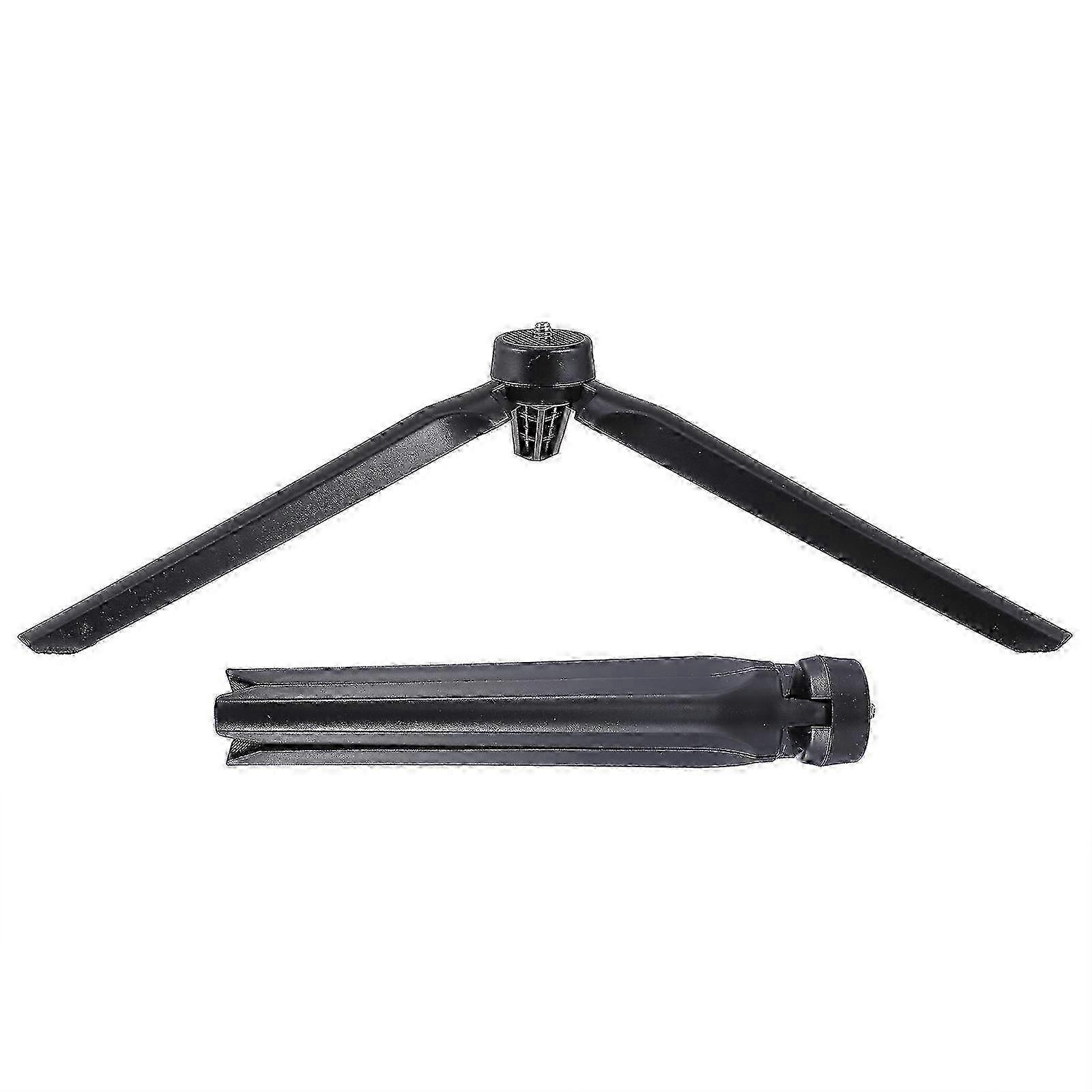 Mini Camera Tripod 2Pcs Lightweight Universal Desktop Stand Black