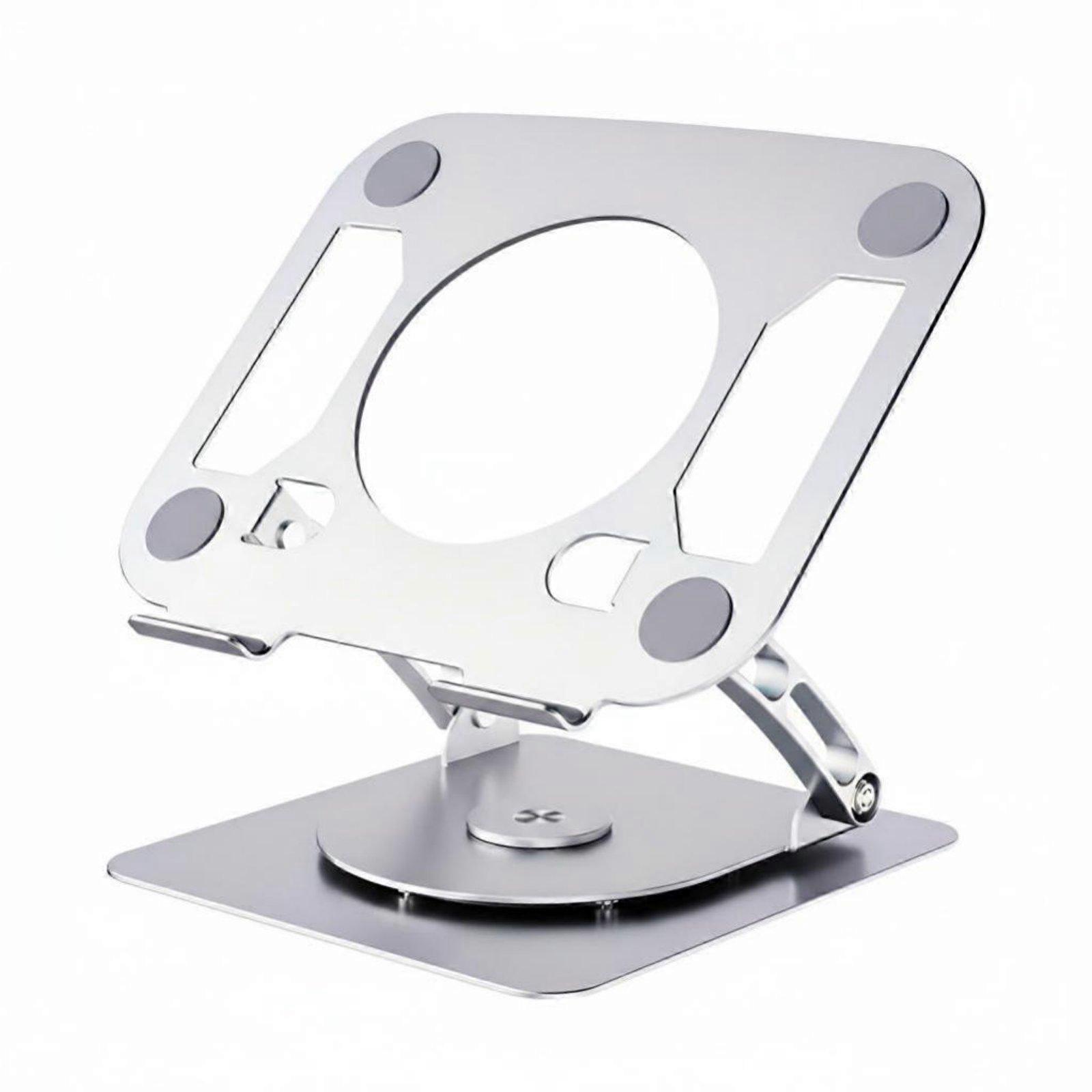 Laptop Stand, Metal Adjustable Foldable Double-Tier Cooling Base, Desktop