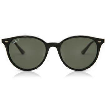 Ray-Ban RB4305 Polarized 601/9A Full Rim Black Unisex Oval Sunglasses UV3 Polarized Original