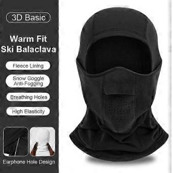 Winter Snow Sports Helmet Liner for Men & Women - 3D Thermal Windproof Breathable Full Face Balaclava Ski Mask