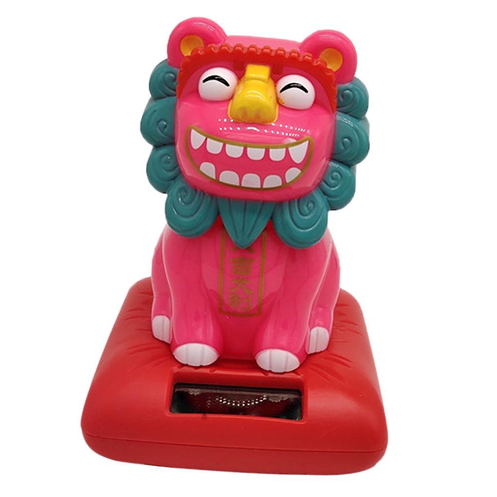 Happy Lion Solar Powered Dancing Toy Car Decor