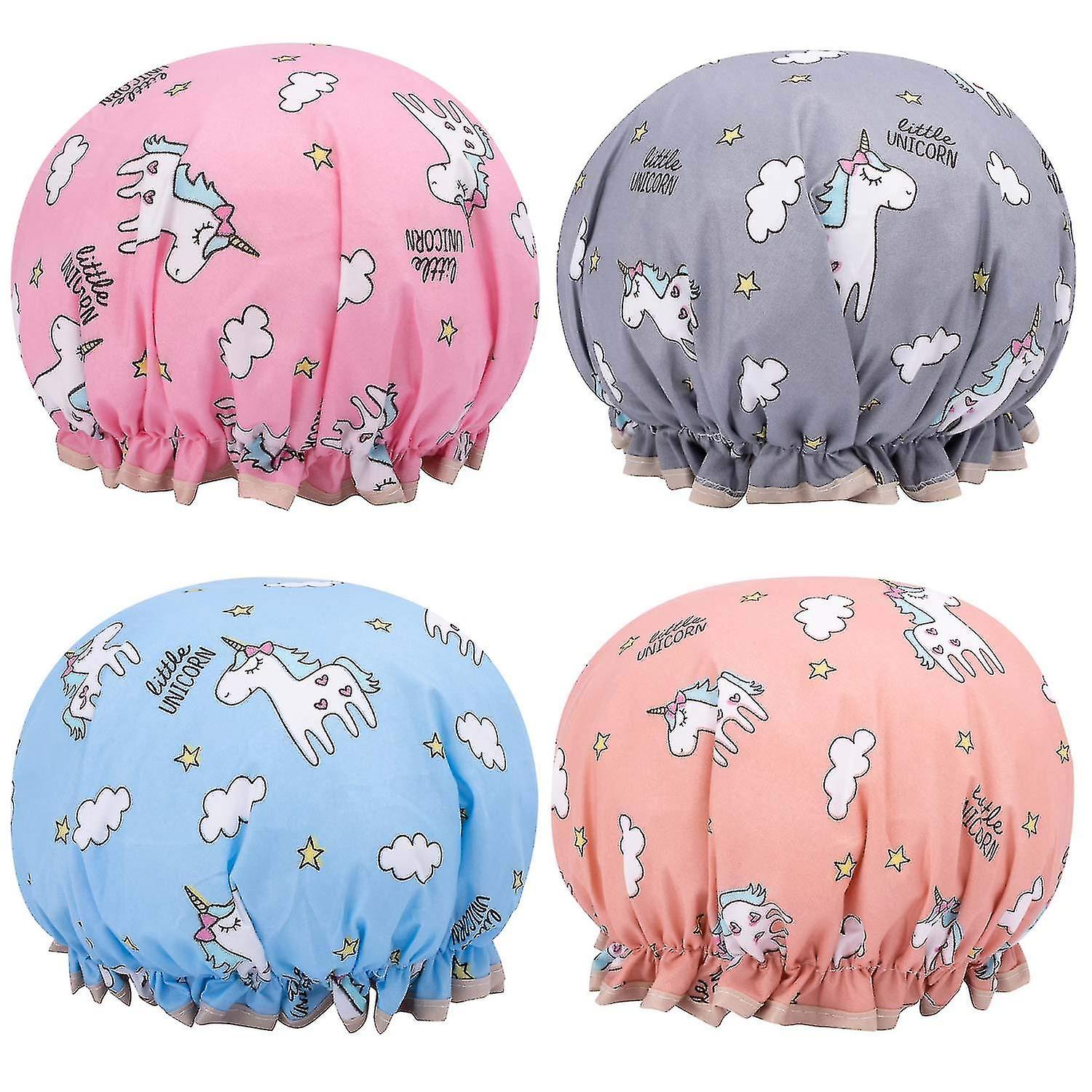 Unicorn Shower Caps For Long/thick Hair