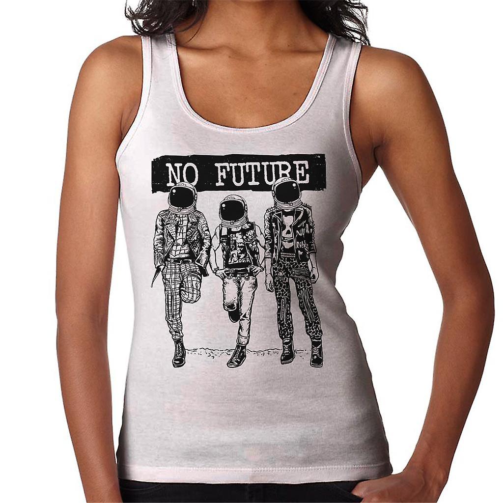 No Future Punk Astronauts Women's Vest