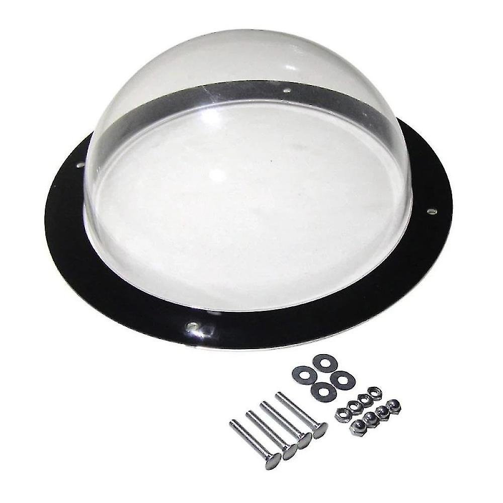 Kupolfönster för husdjur transparent akryl halvcirkelformigt lockstängselfönster