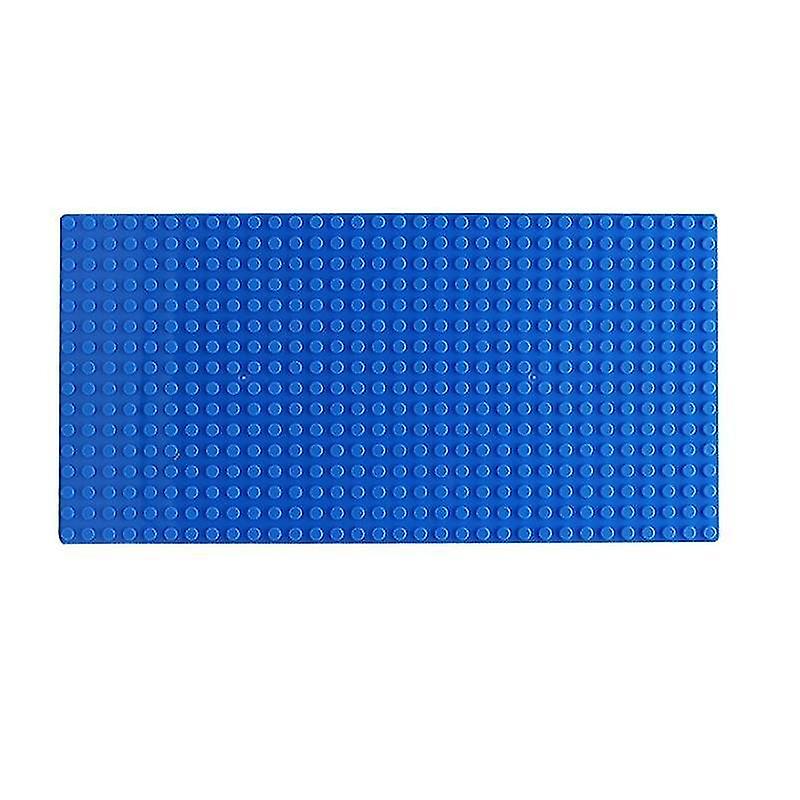 32X16 Blue Plastic Assembly Blocks Base Plates Figures City Classic