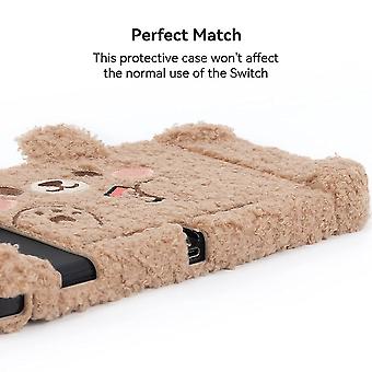 Cute Plush Protective Case Compatible With Nintendo Switch Game