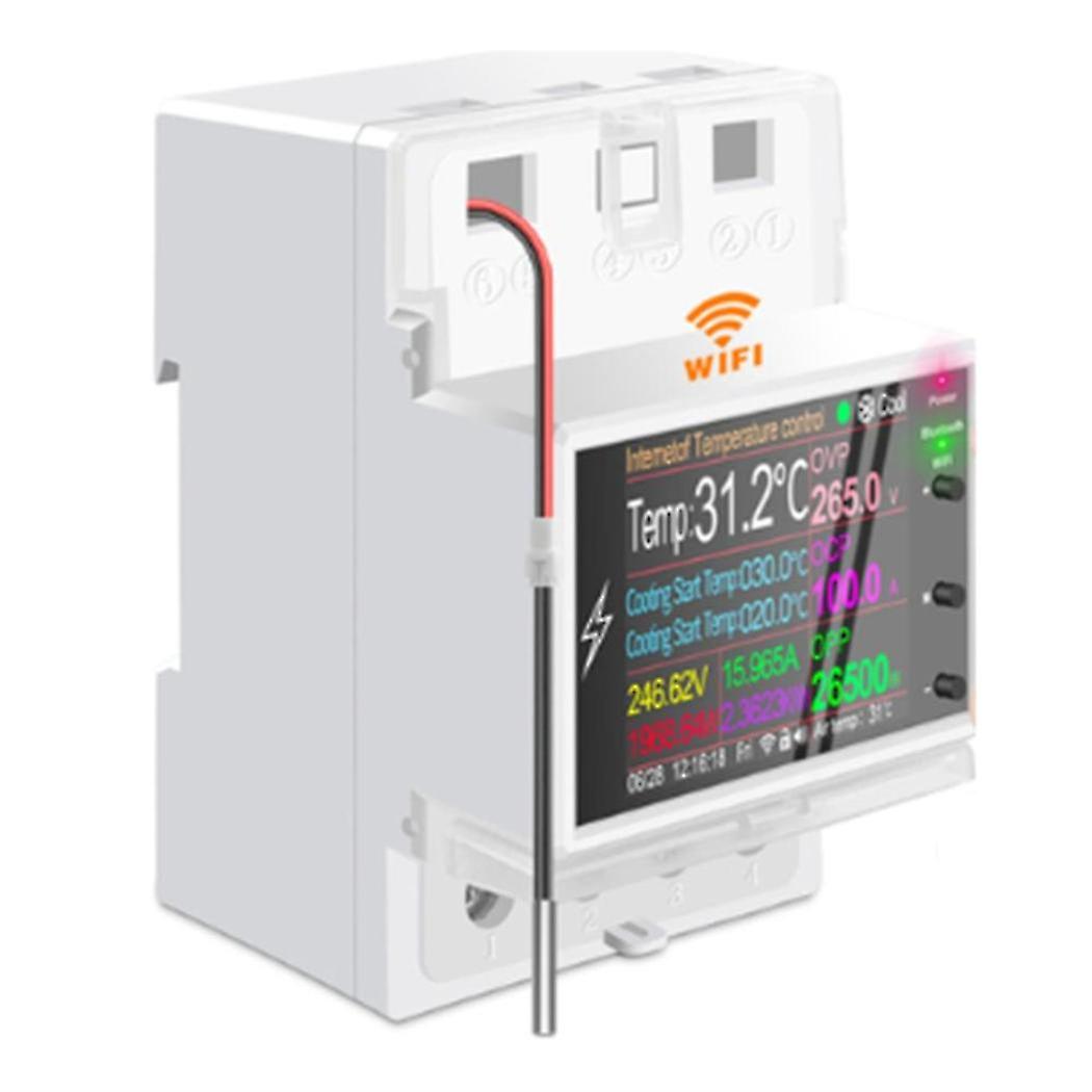 AT4PTW Wifi Tuya Din Rail Digital Thermostat Inkubator Temperaturregler mit Timer Switch AC2