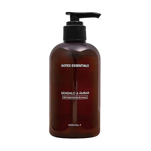 Hand gel with sandalwood and amber 235 ml of gel (Sandalwood)