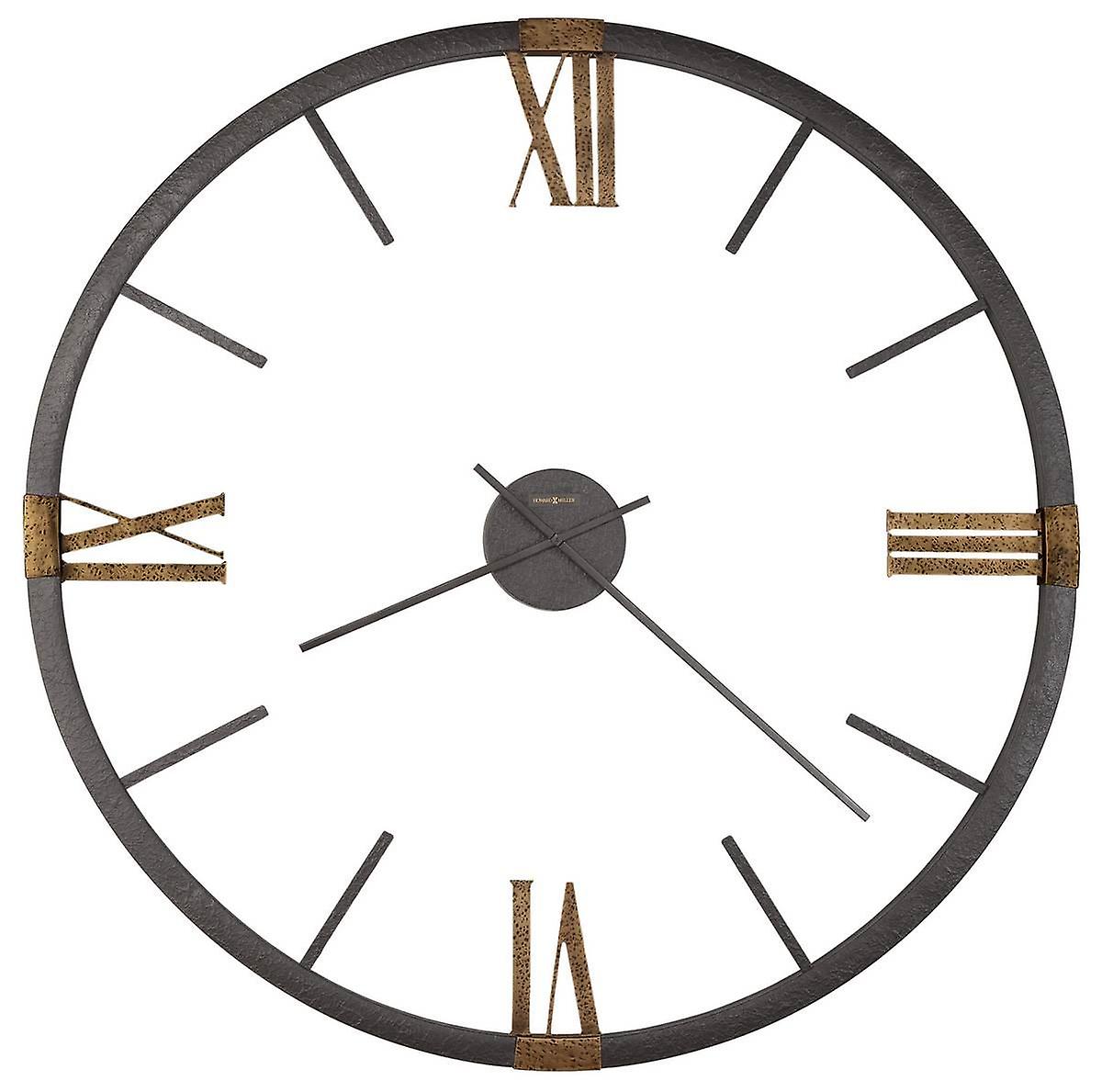 Howard Miller Prospect Park Wall Clock - Metallic Charcoal