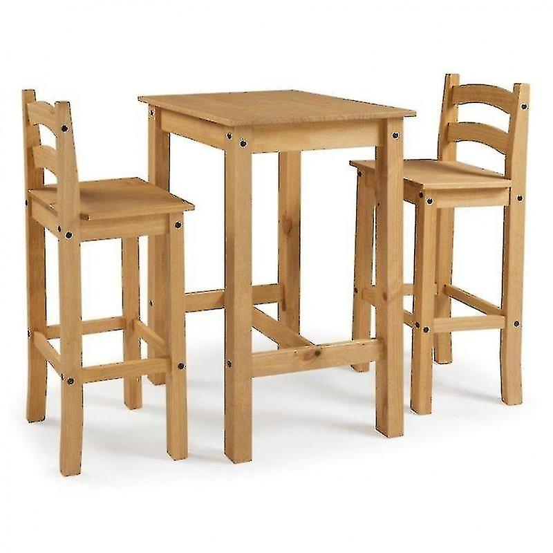 Corona Bistro Table and 2 Barstools