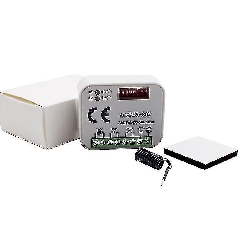 20Pcs Universal Garage Door Receiver Remote Control 2ch Controller Switch 433 868 Mhz Transmitter Rx Multi Frequency 300-900mhz