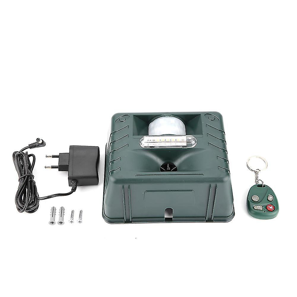 Ultrasonic 4 Flash Alarm Sounds Electronic Pest Repellent With Remove Control Animals Eu 220v
