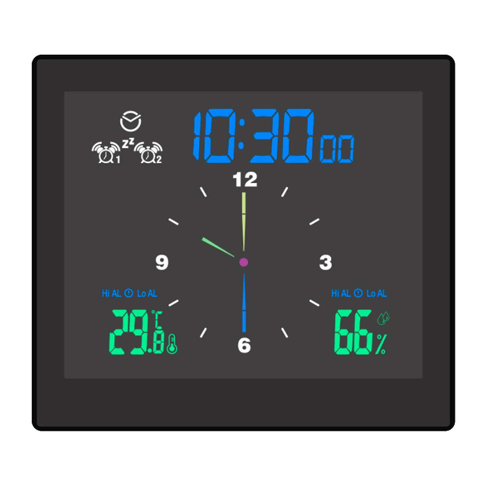 Bathroom Digital Clock Waterproof Temperature & Humidity Meter Thermometer Hygrometer LCD Display