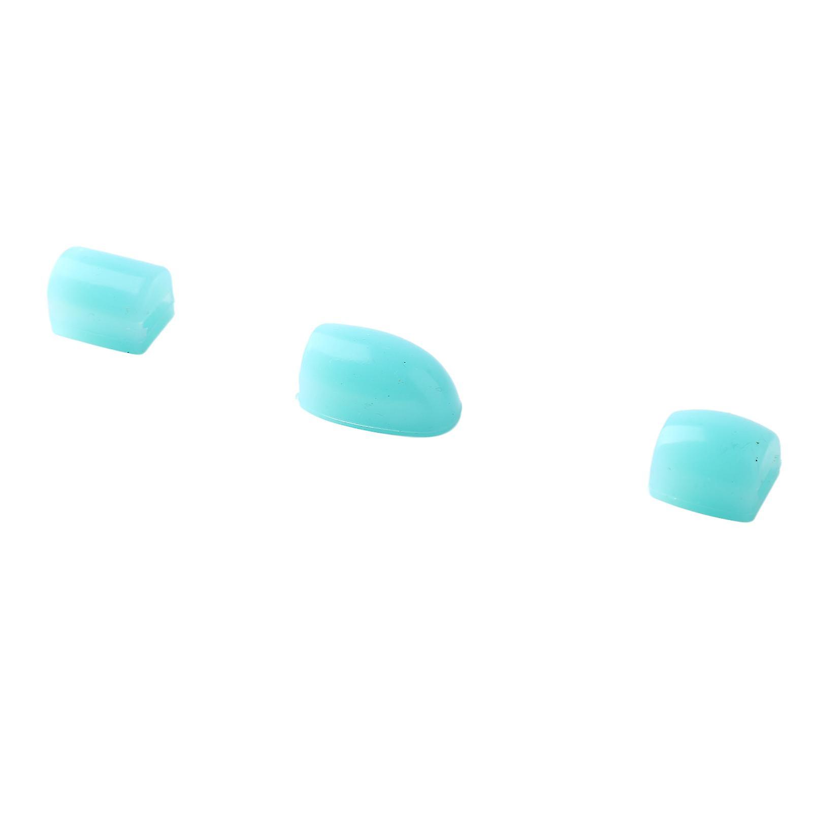 3PCS Silicone Saxophone Key Covers Side Button Pads 2cm Blue