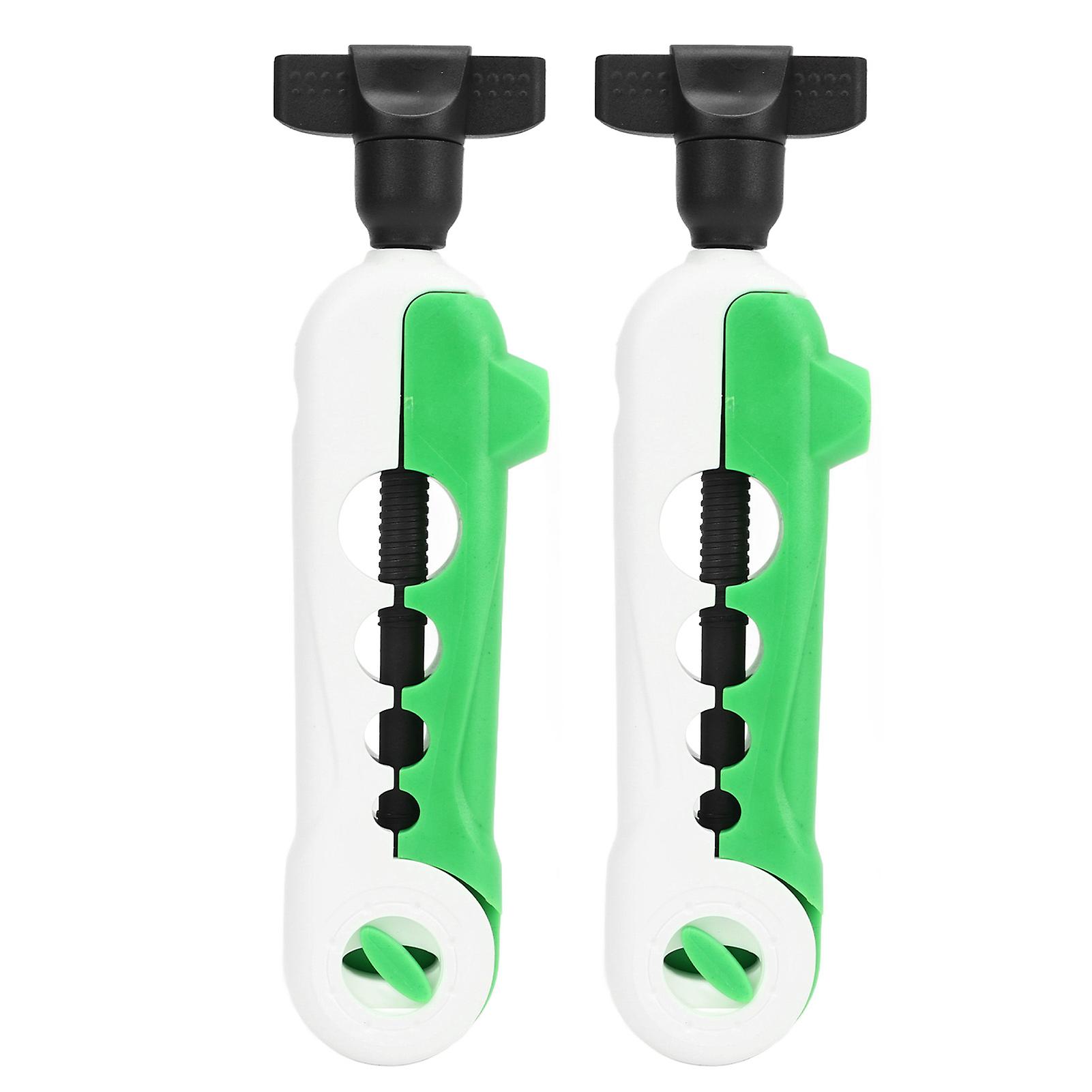 2PCS Mini Line Spooler Portable Adjustable Fishing Line Spooler Fishing Line Winder Machine Mini Bobbin Reel Accessories for Outdoor Fishing(white