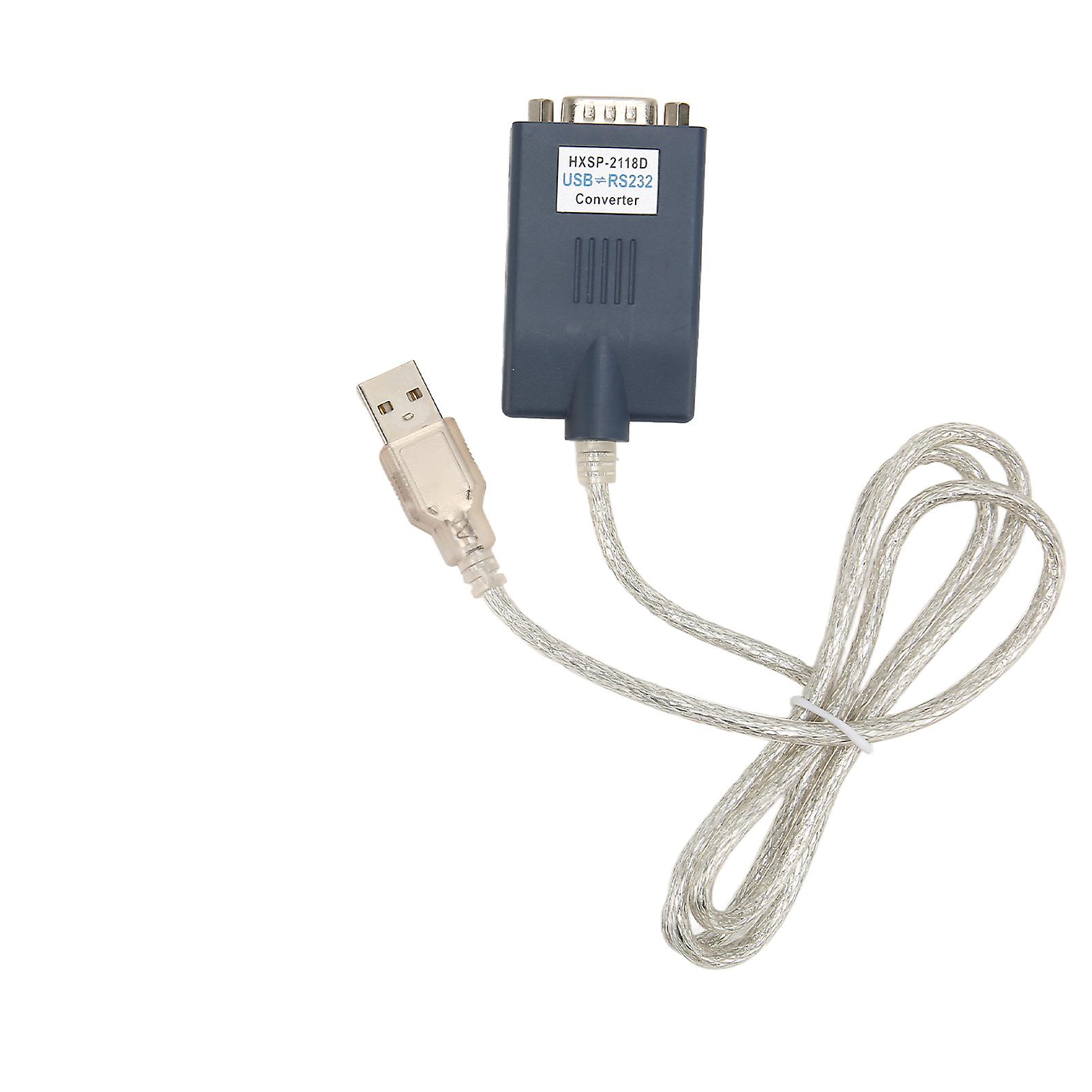 USB 2.0 to RS232 Adapter Plug and Play Widely Compatible Easy Connection USB to RS232 Converter for Laptop Camera Phone