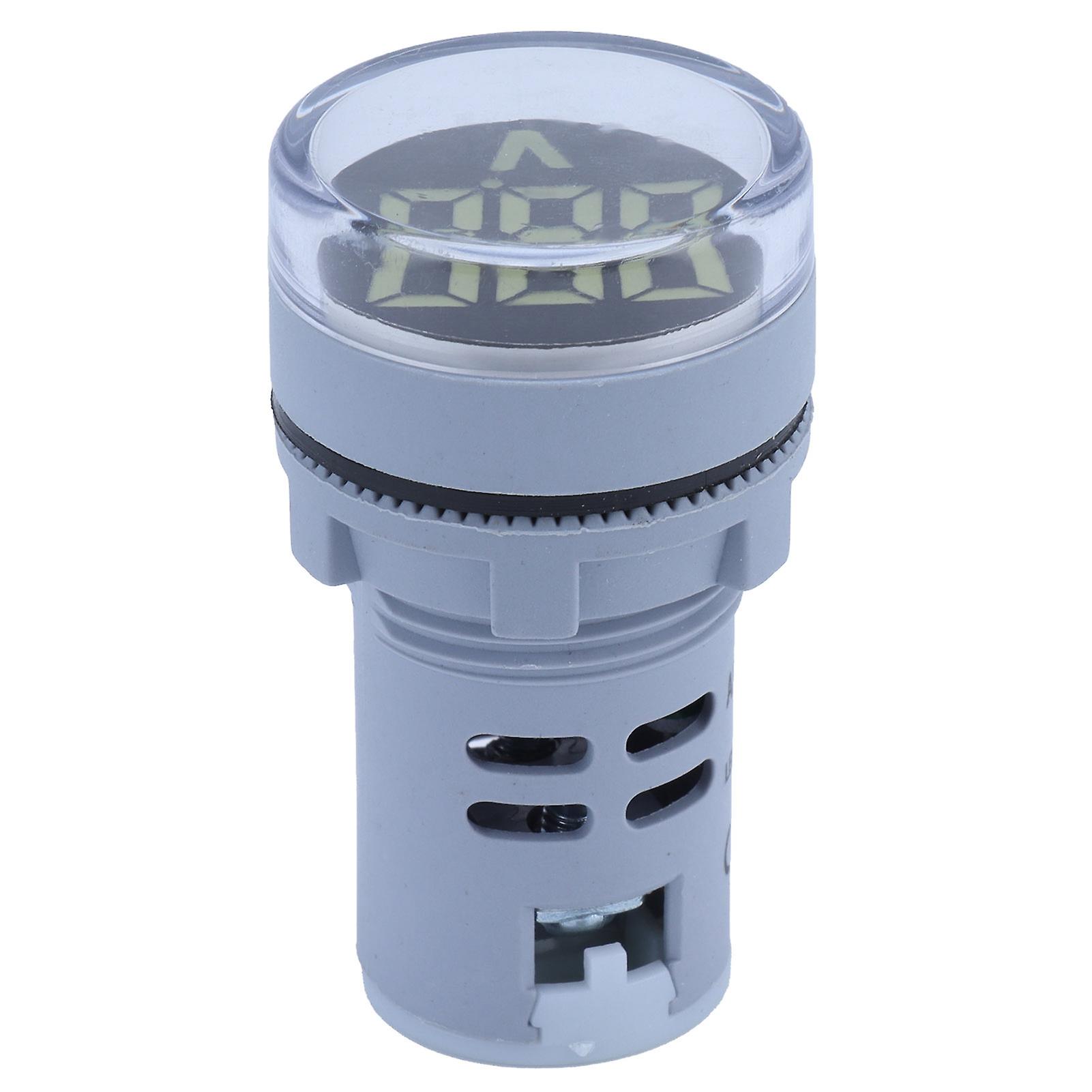 AD16‑22FSV Round Shape Digital Voltage Signal Indicator Voltage Meter Indicator 60~500V AC