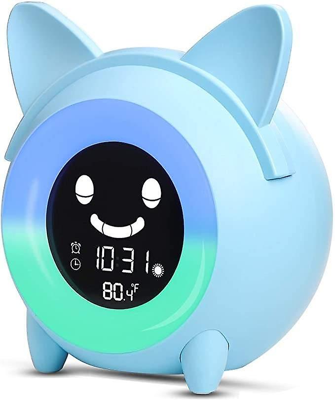 Children's sleep wake up alarm clock with night light