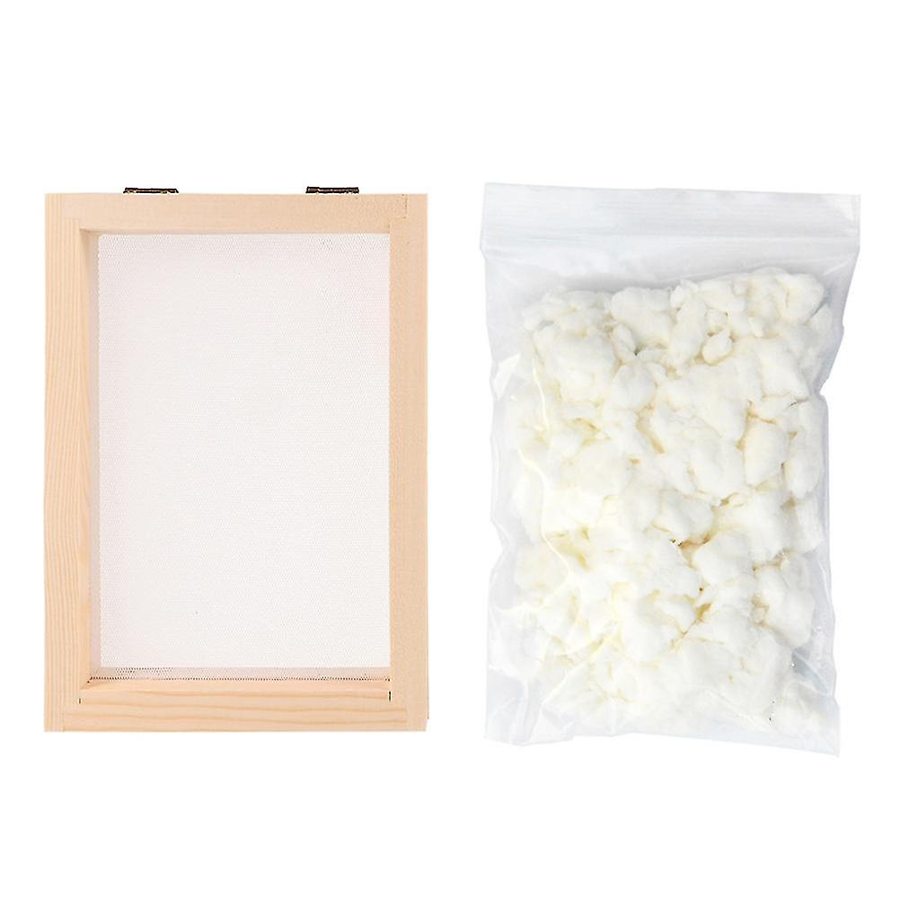 1 Set Of Diy Handmade Paper Making Tools Paper Making Mold Frame Dry Pulp-yuyu