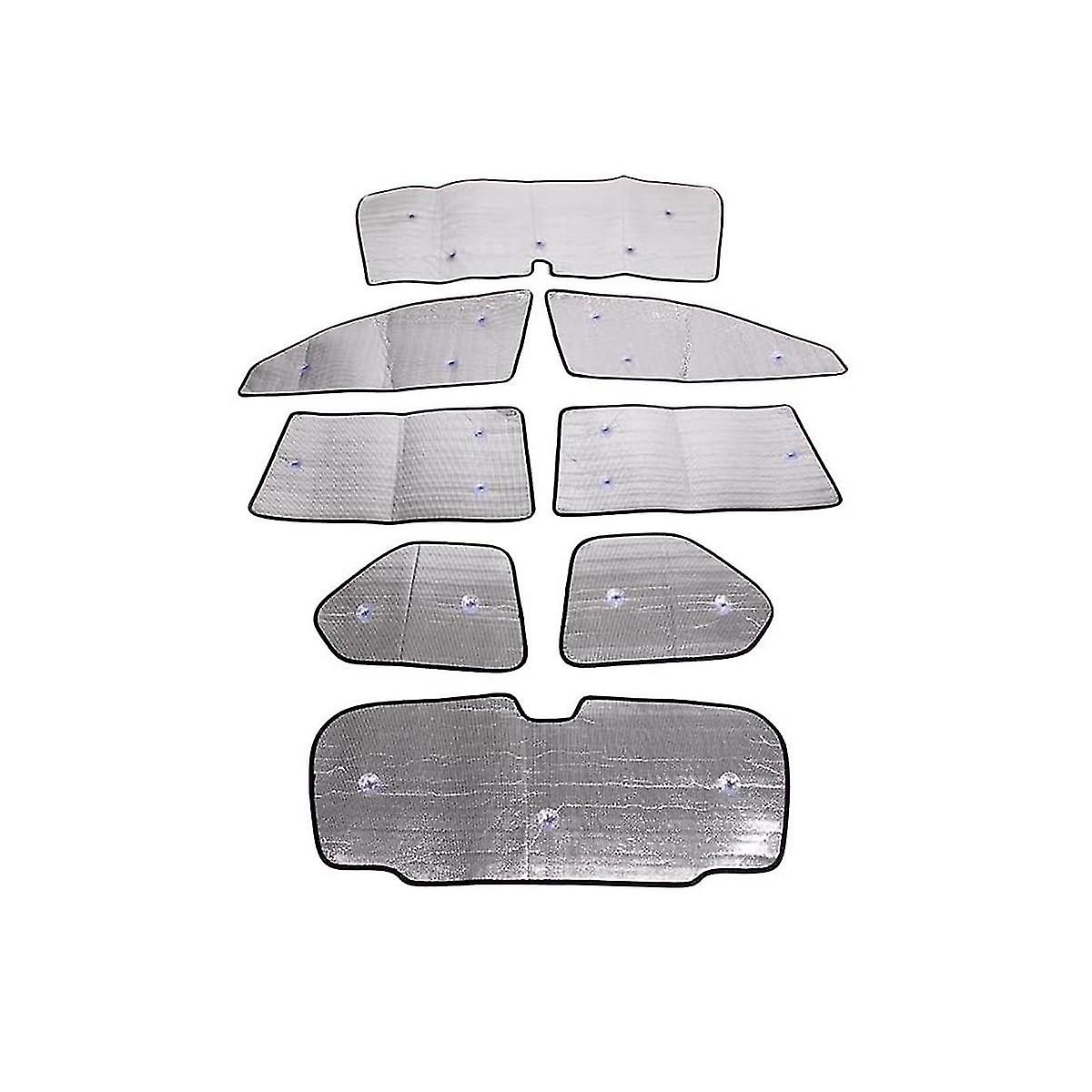 Για Land Cruiser Prado αυτοκίνητο παρμπρίζ παρμπρίζ Sunshade Front UV προστατεύει τα εξαρτήματα γείσο ηλίου ανακλαστήρα, 8pcs-A1