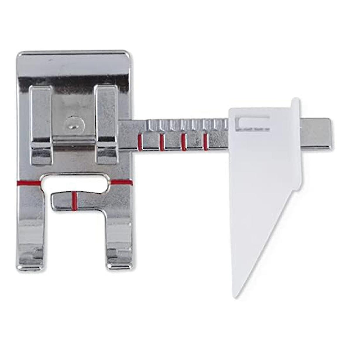 Foot, Sew Straight Lines, Includes Ruler With Adjustable Guide To Set Seam Allowance