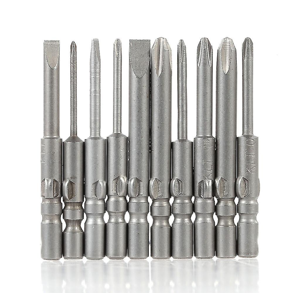 Ac110v-220v High Quality Dc Powered Electric Screwdriver With 10pcs Bits Stepless Speed Regulation Repair Tool
