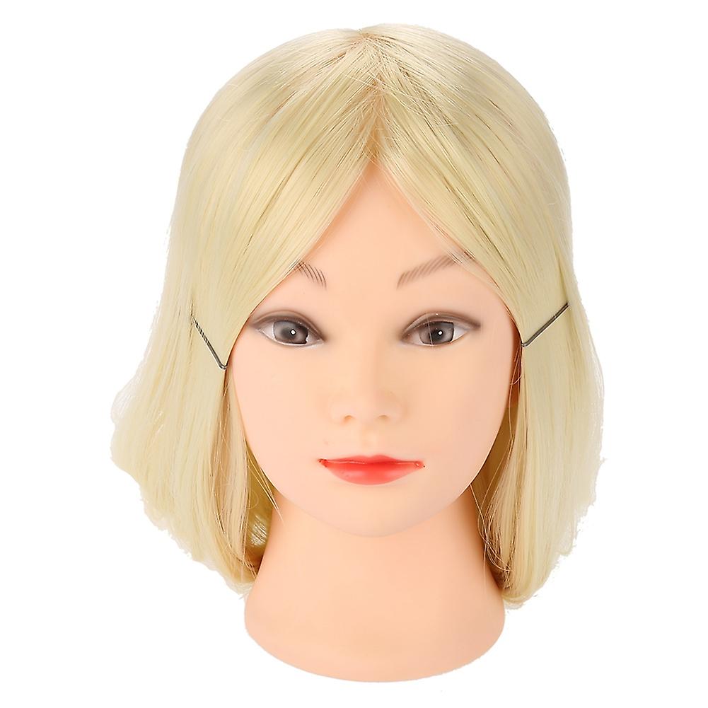 Hair Styling Practice Hairdressing Training Head Wig Mannequin