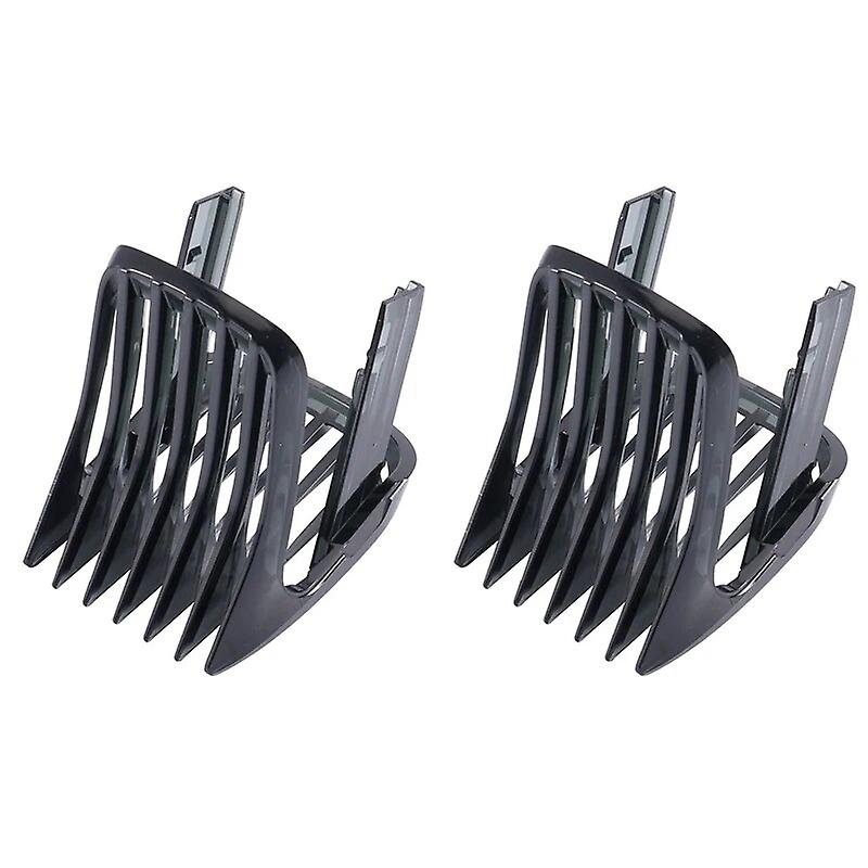2X For  Hair Clipper HC3400 HC3410 HC3420 HC3422 HC3426 HC5410 HC5440 HC5447 HC5450/7452 Attachment Comb Black~15742