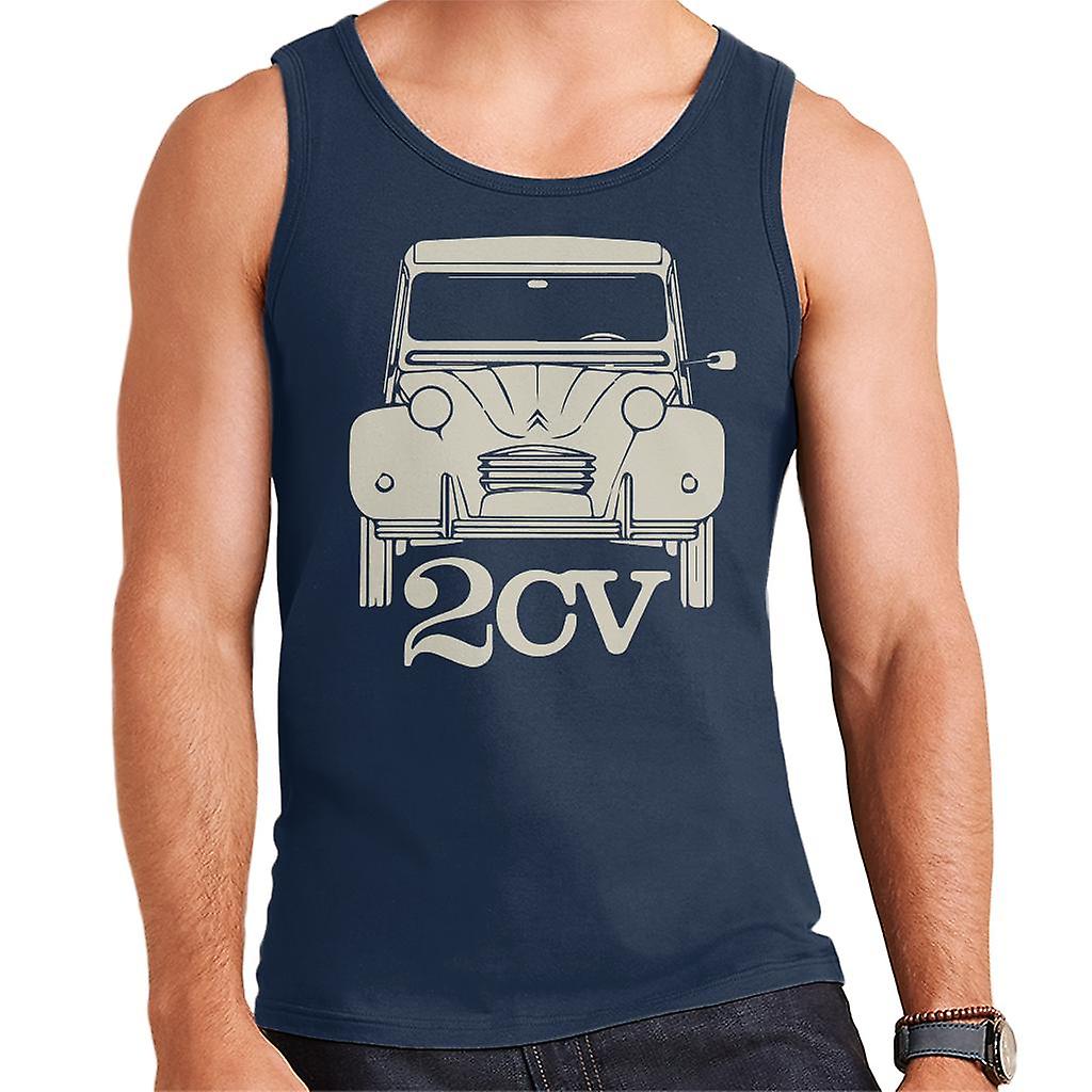 Citroen 2CV For Dark Men's Vest