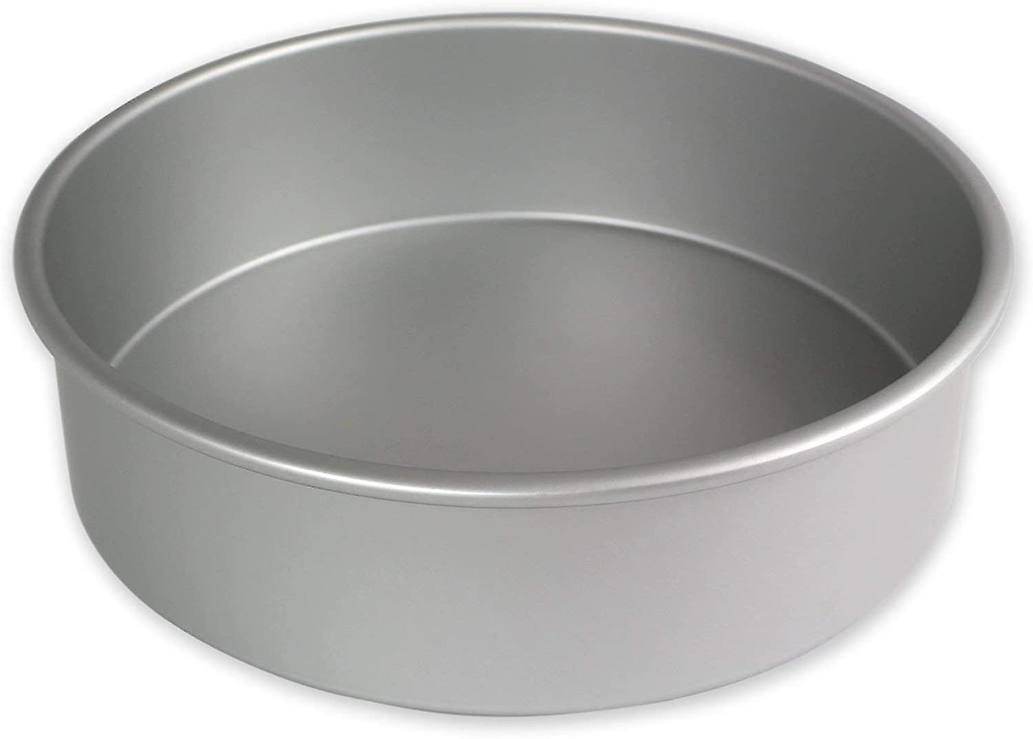 Round anodized aluminum cake pan, 8-inch