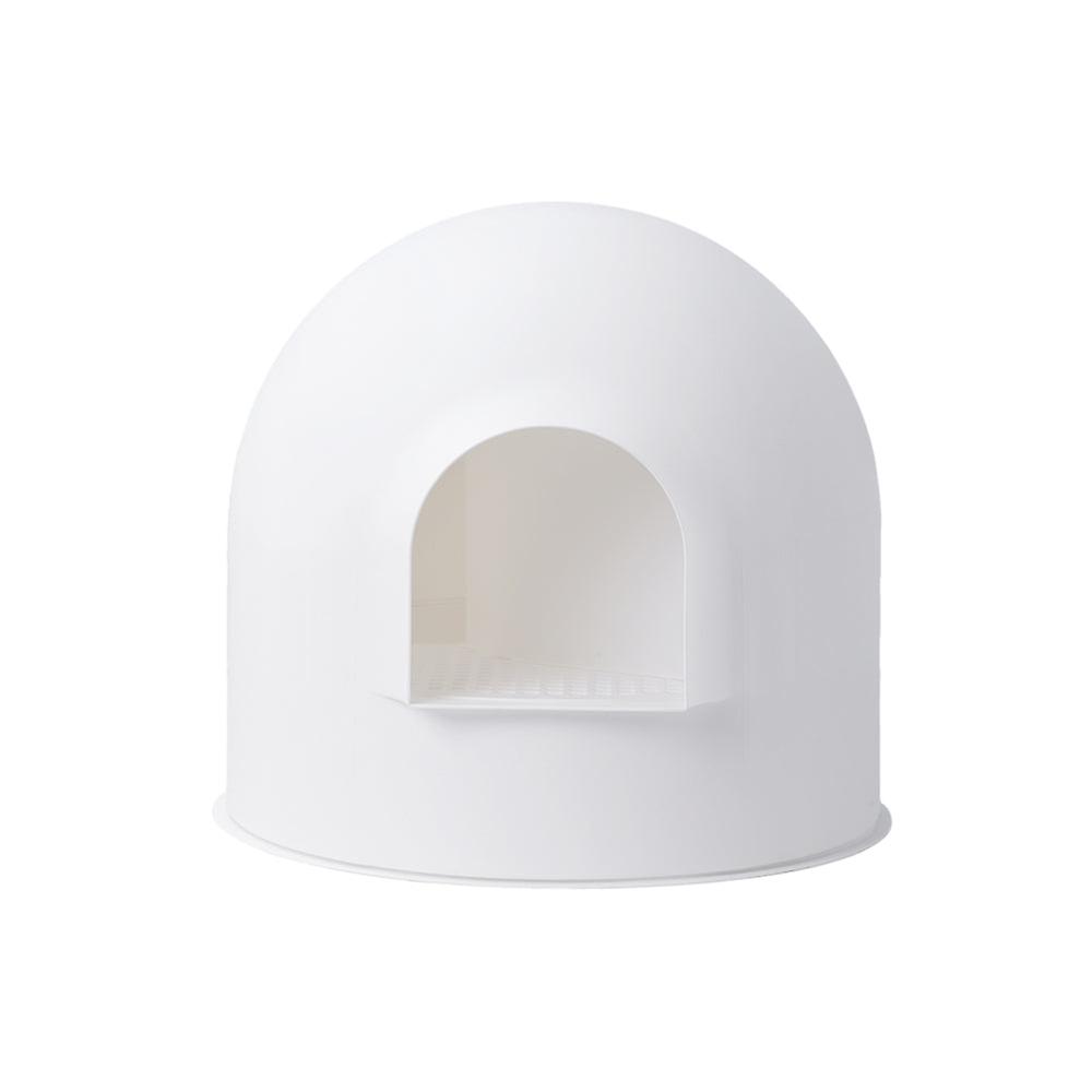 Pidan Igloo Cat Litter Box Λευκοί δίσκοι άμμου