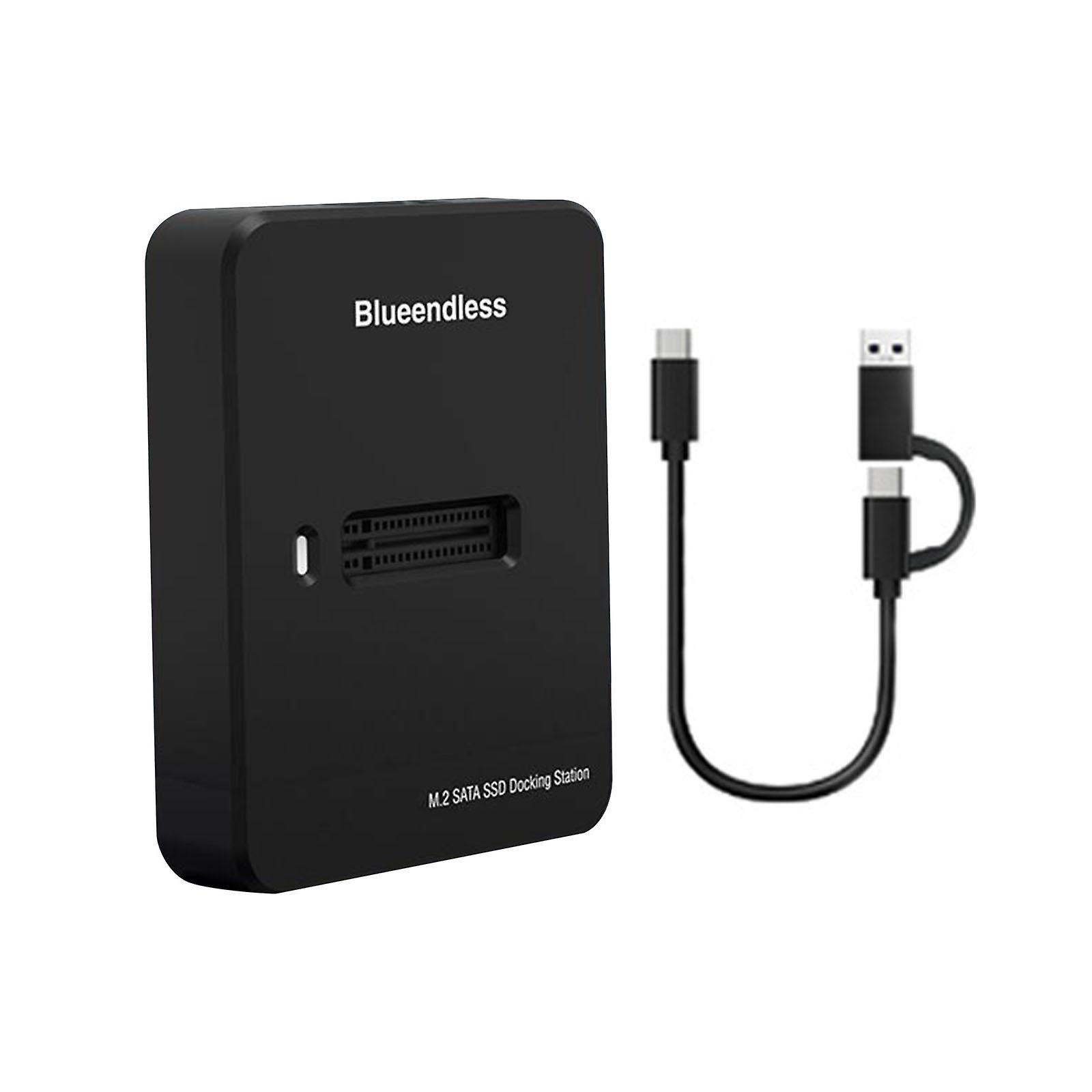 M.2 naar USB-dockingstation Efficiënte warmteafvoer Externe SSD-behuizing