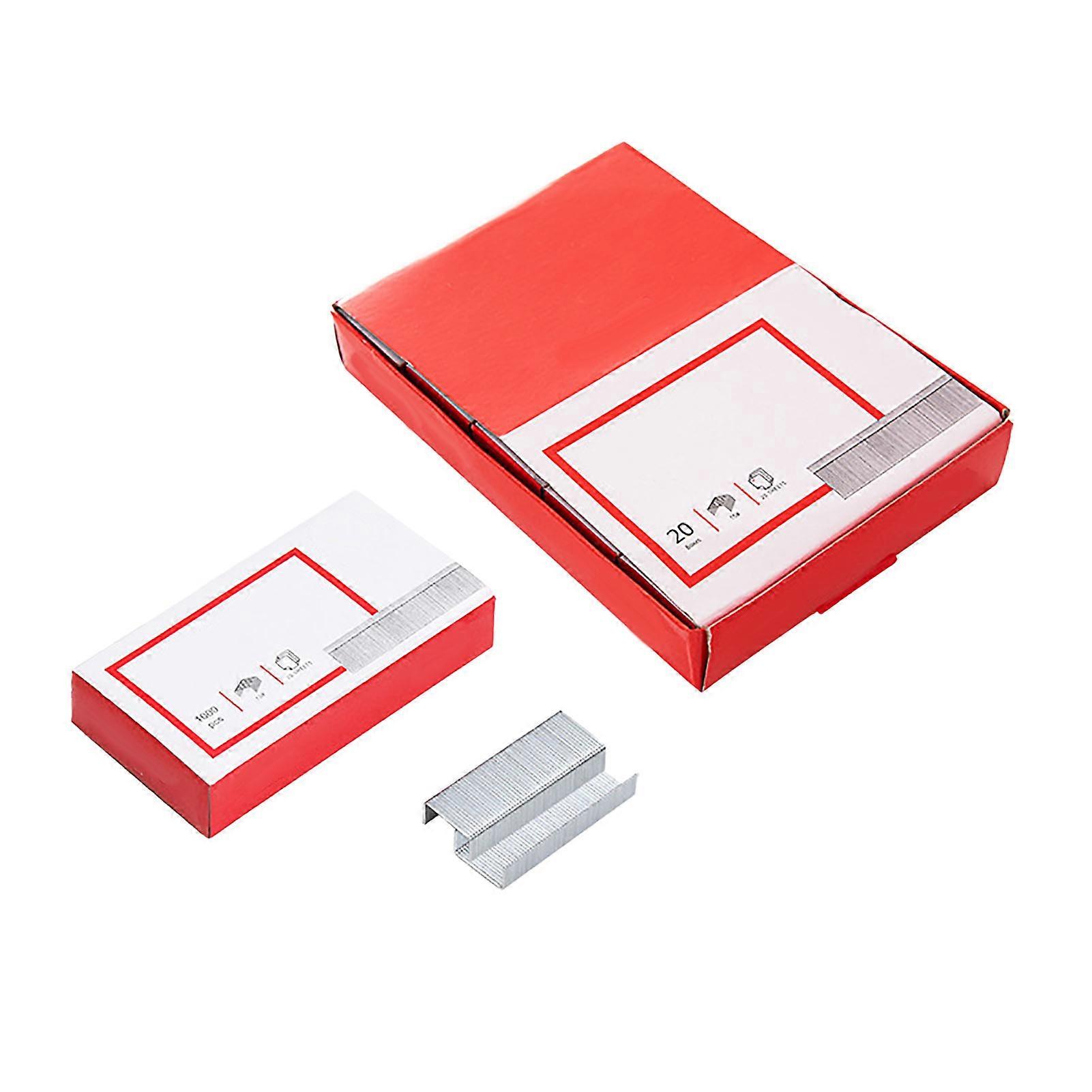 1 Box Number 10 Staple 1000Pcs Per Box Fast Stapling Smoothing Electroplated Metal Mini Staple for Desktop Staplers