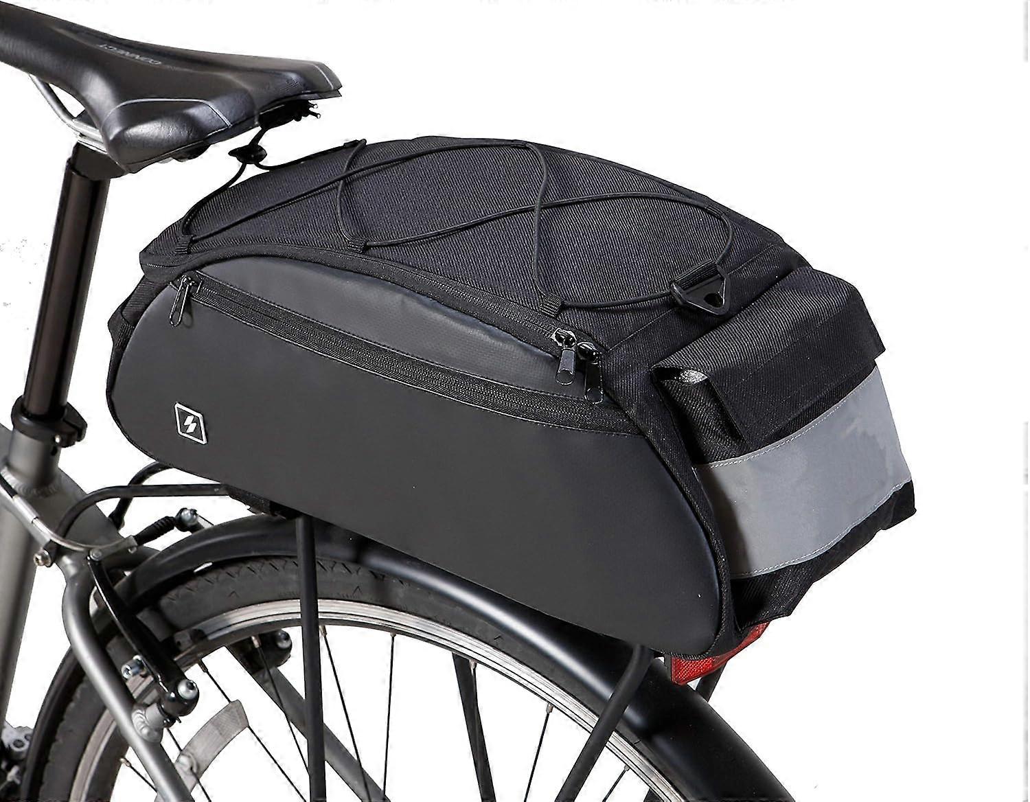 Polkupyörälaukku Teline Laukku Maastopyörä Piggyback Laukku Takaistuimen laukku Urheilureppu Keskipitkän ja pitkän matkan pyöräilylaukku, 10L