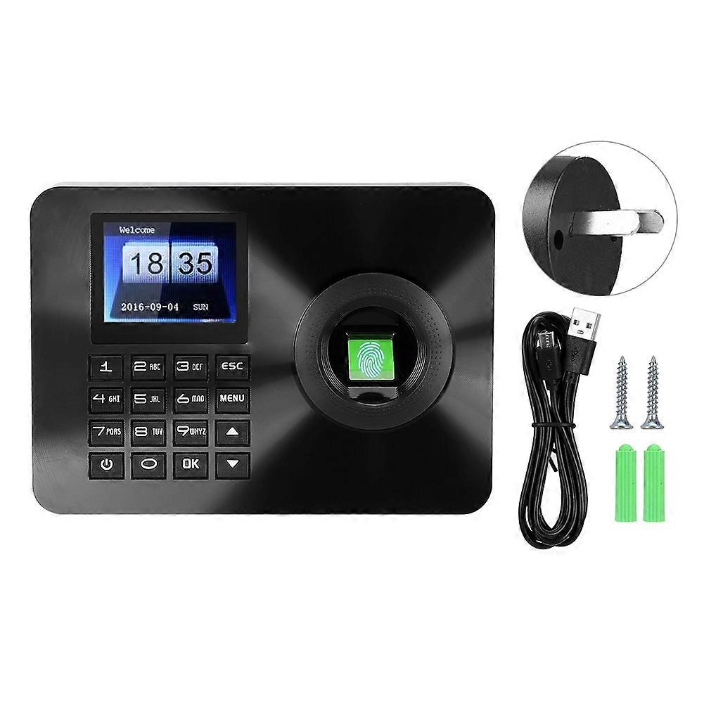 2.4 In Tft Fingerprint Password Attendance Machine Access Control 100-240vau Plug