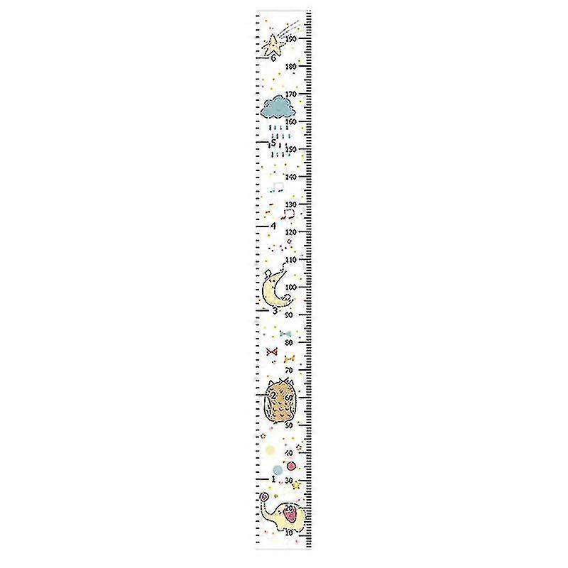 Kids Growth Chart Wood Frame Canvas Height Measurement Ruler From Baby To Adult