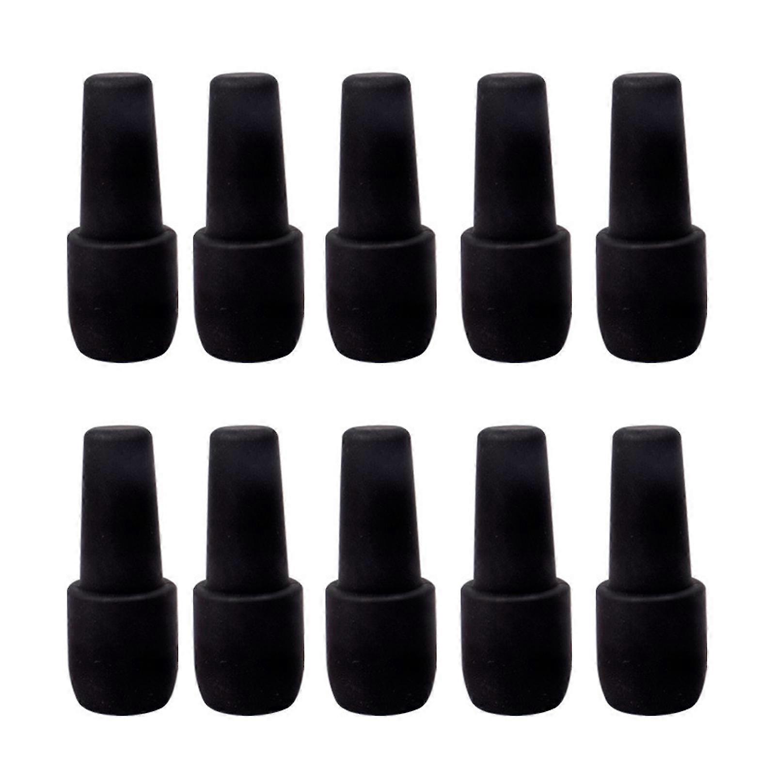 10st Vinflaskpropp Återanvändbar silikonflaskpropp Läckagesäkert vinflaskskydd för hembar