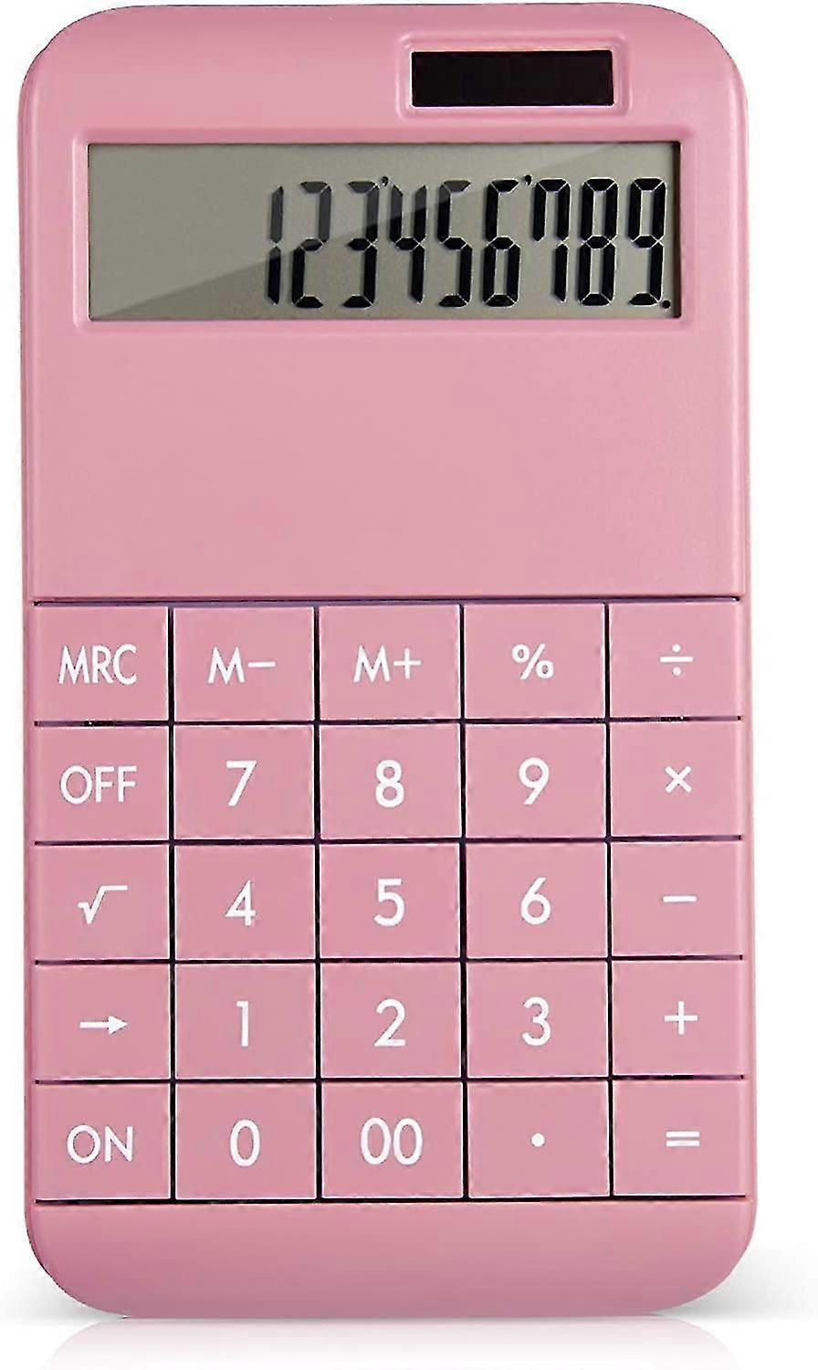 Basic Standard Calculator 12 Digit Desktop Calculator With Large Lcd Display For Office, School, Hom