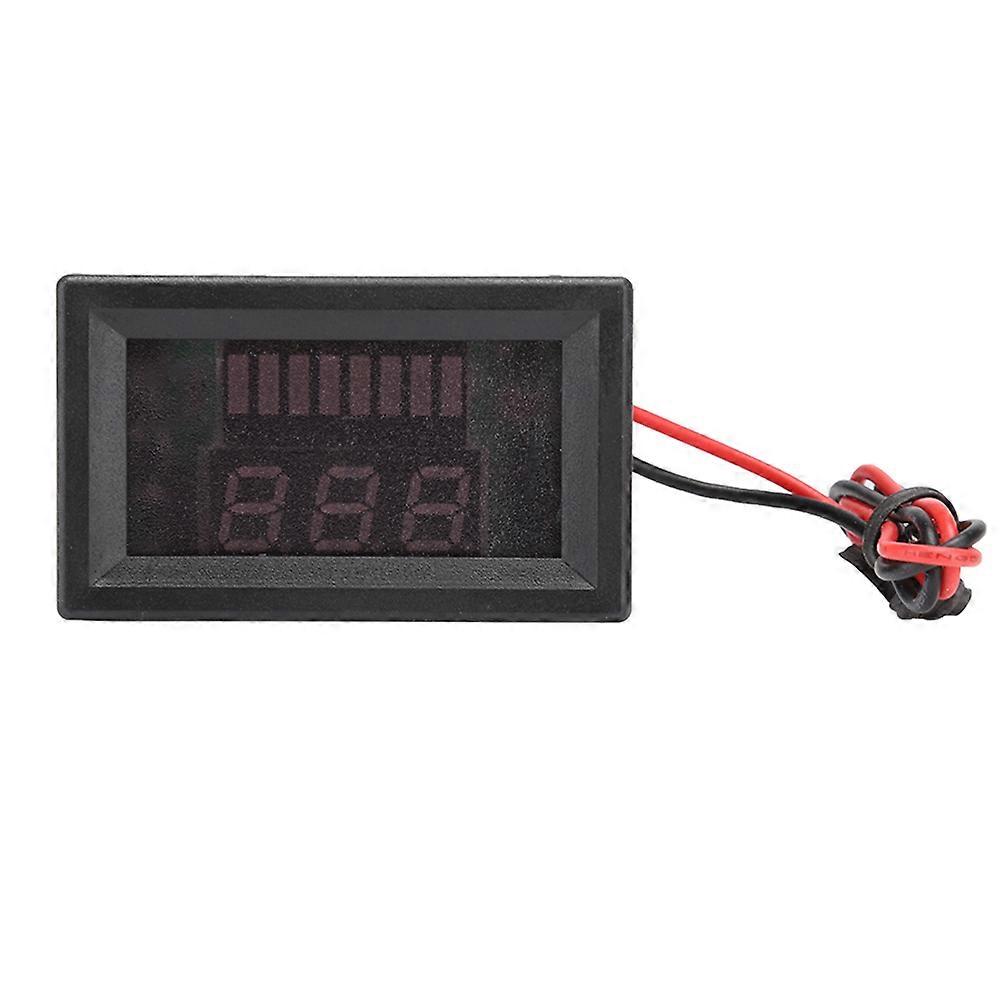DC Digital Electric Equipment Voltage Meter Display Lithium Battery Voltmeter 12V-60V (Blue)