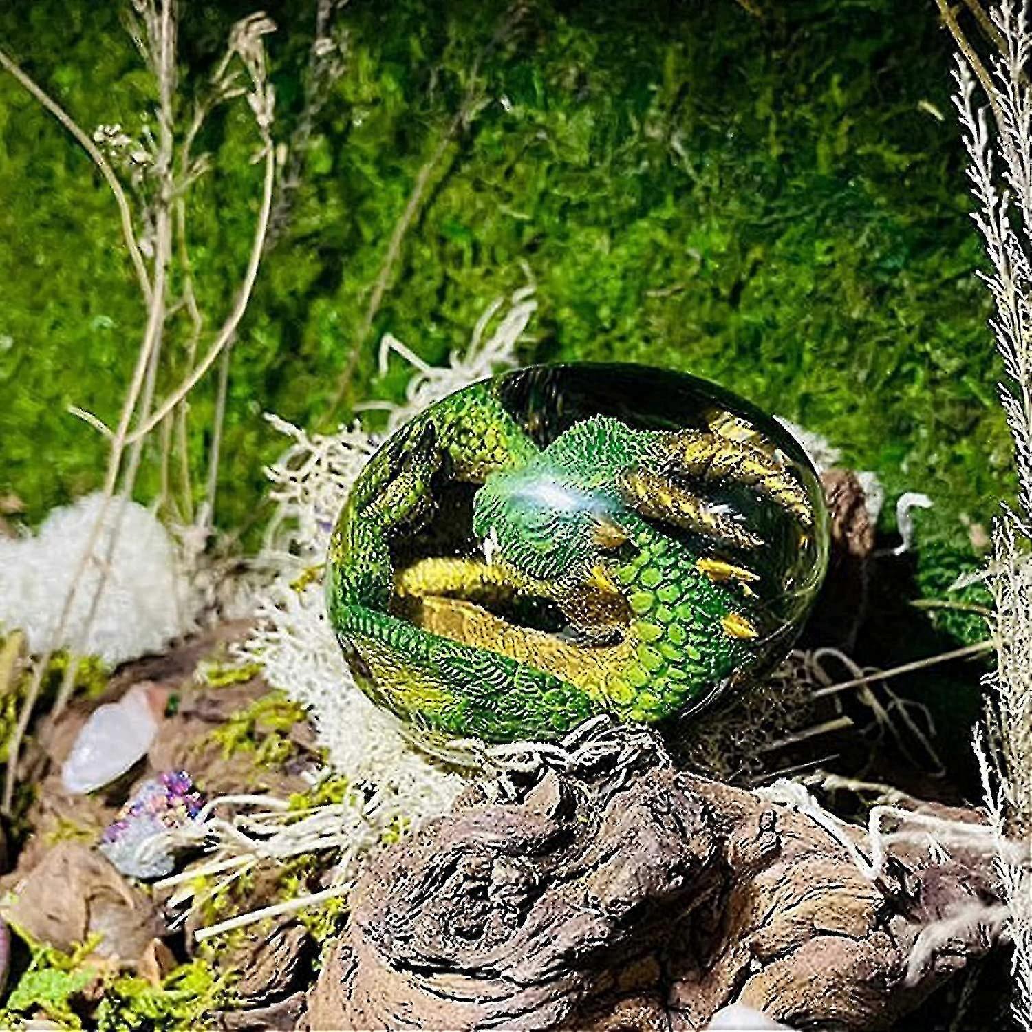 Lava Egg Ornaments, Transparent Resin Egg,handma