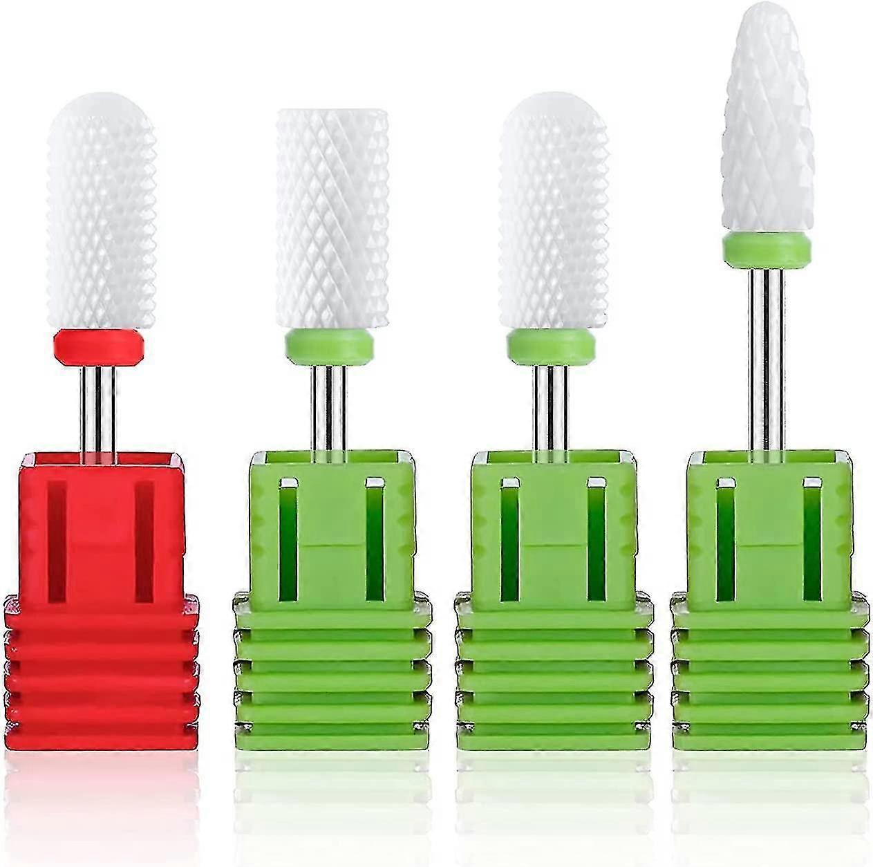 Nail Drill Bit Set Ceramic Safety Professional 3/32 Inch Nail Drill Bits